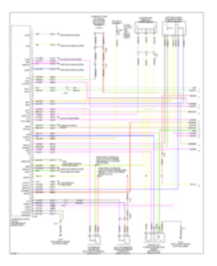 3.5L, Engine Performance Wiring Diagram (1 of 6) for Ford Explorer Limited 2012