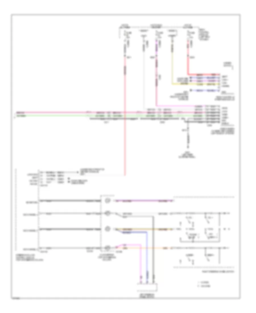 SYNC Radio Wiring Diagram with SYNC GEN 2 2 of 2 for Ford Explorer Limited 2012