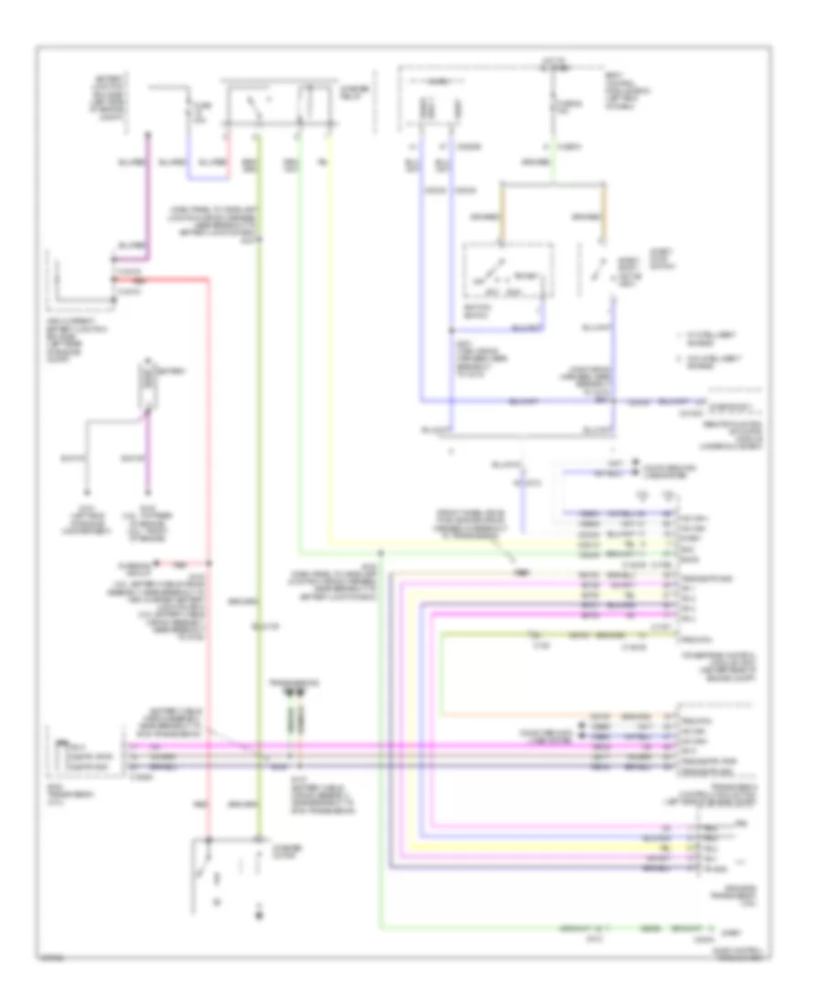 Starting Wiring Diagram for Ford Explorer Limited 2012