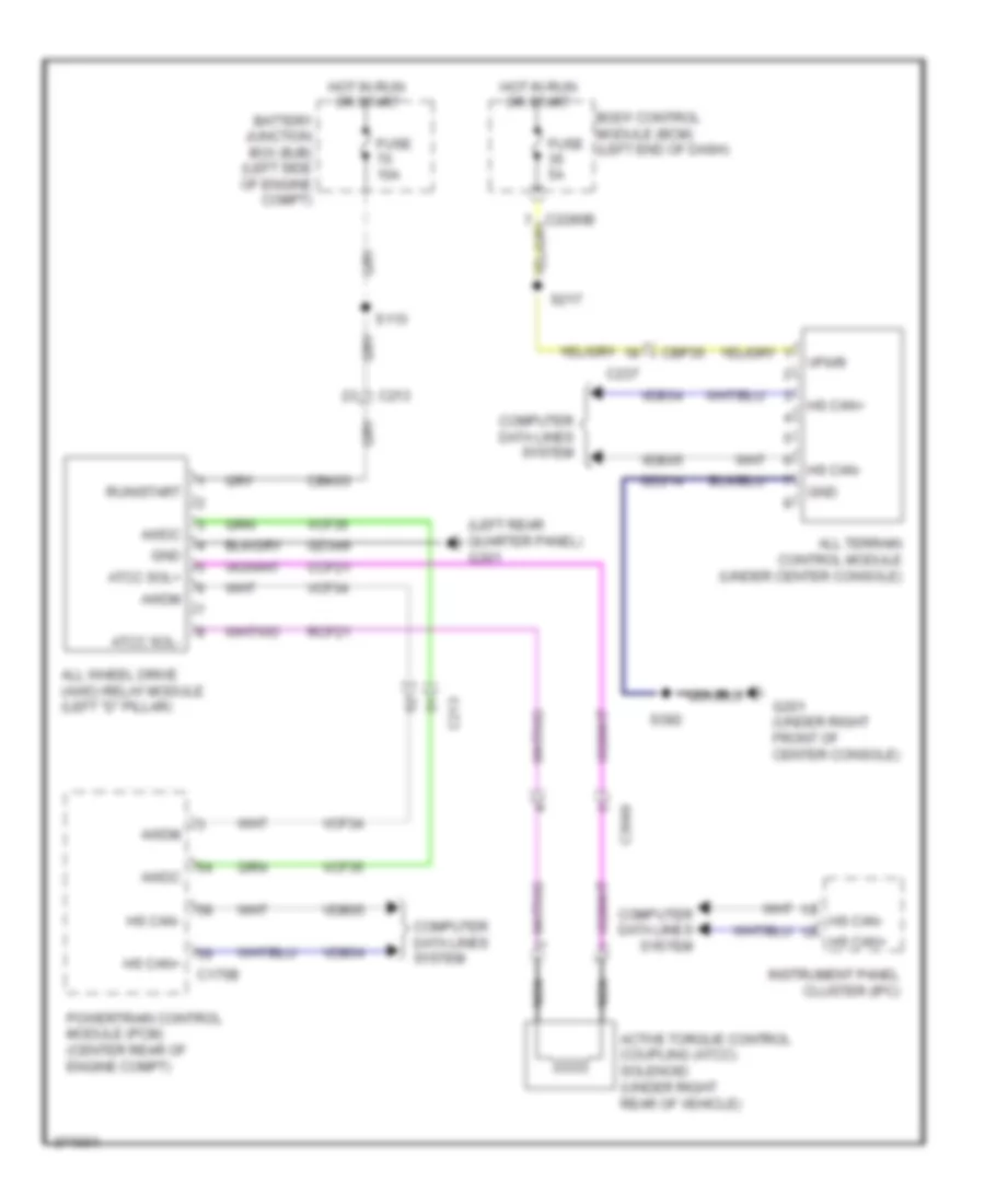 3 5L 4WD Wiring Diagram for Ford Explorer Limited 2012