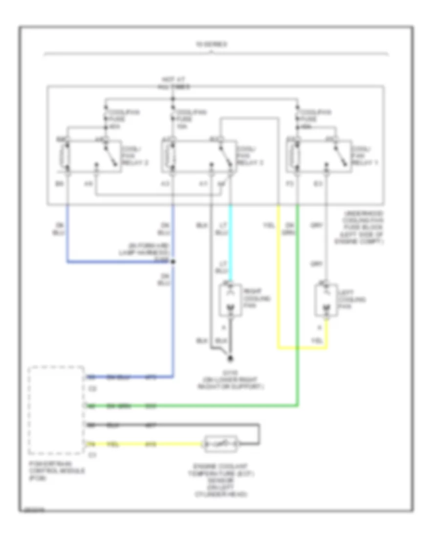 Электросхема кондиционера с ручный управлением (3 из 3) для GMC Sierra Classic 2007 1500