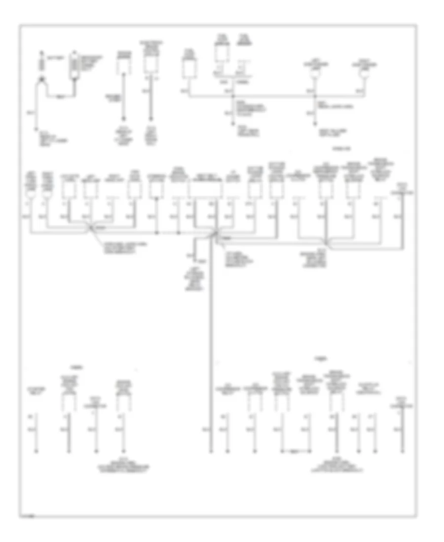 Электросхема подключение массы заземления, коммерческое шасси (1 из 2) для GMC Forward Control P1999 3500