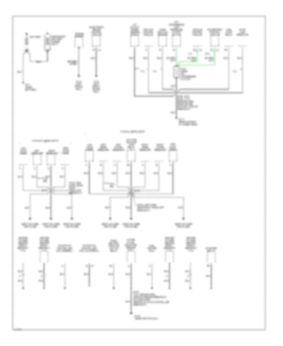 Электросхема подключение массы заземления, шасси кэмпинга (1 из 2) для GMC Forward Control P1999 3500