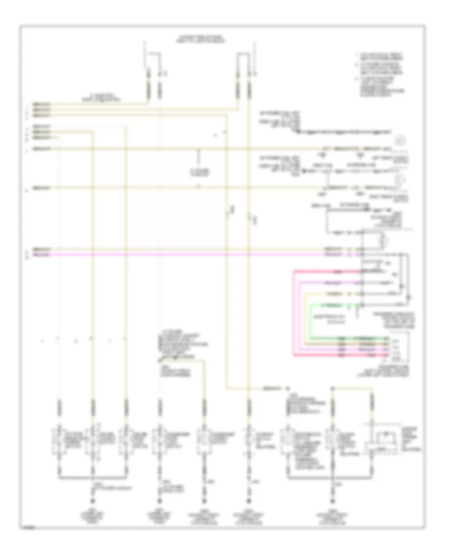 Электросхема подсветки приборов (2 из 2) для GMC Sierra HD SLT 2013 3500