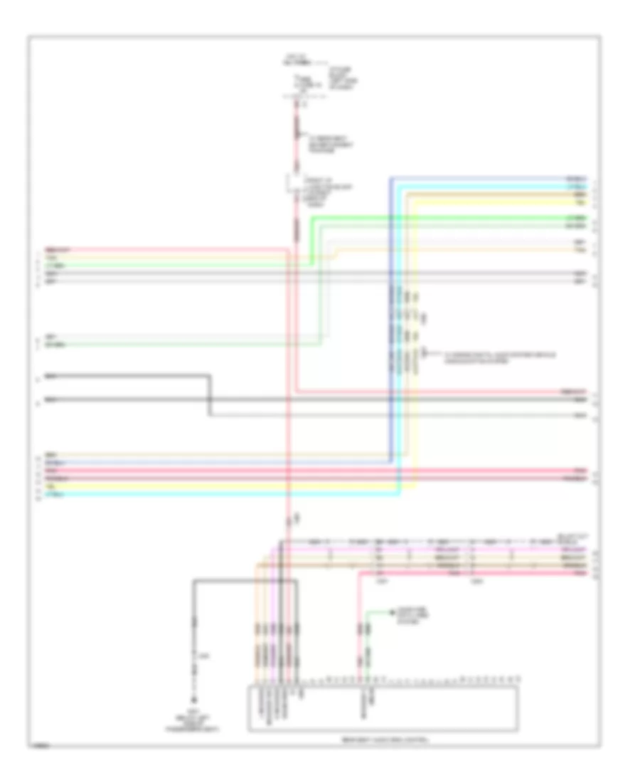Navigation Wiring Diagram, withUYS without Y91 & UQA (3 из 5) для GMC Sierra HD SLT 2013 3500