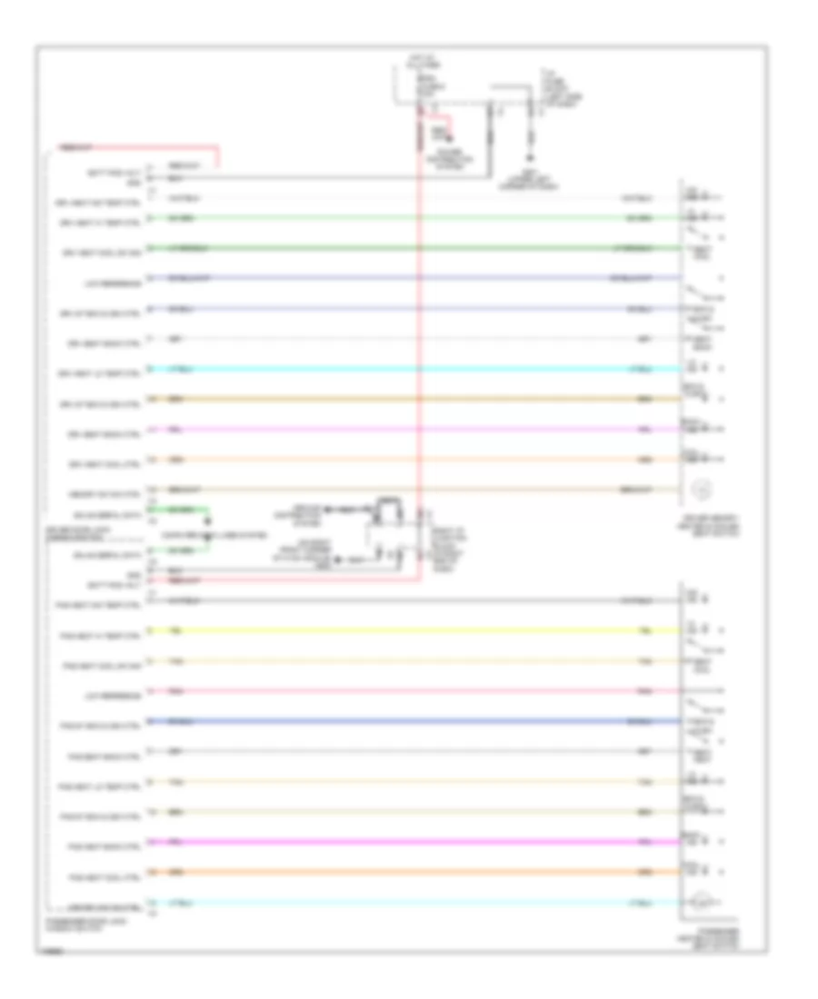Электросхема климат контроля сидений (2 из 2) для GMC Sierra HD SLT 2013 3500