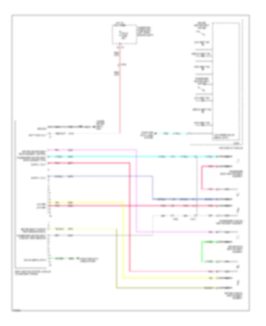 Heated Seats Wiring Diagram, without SPO Heated Seats & Memory для GMC Terrain SLE 2012