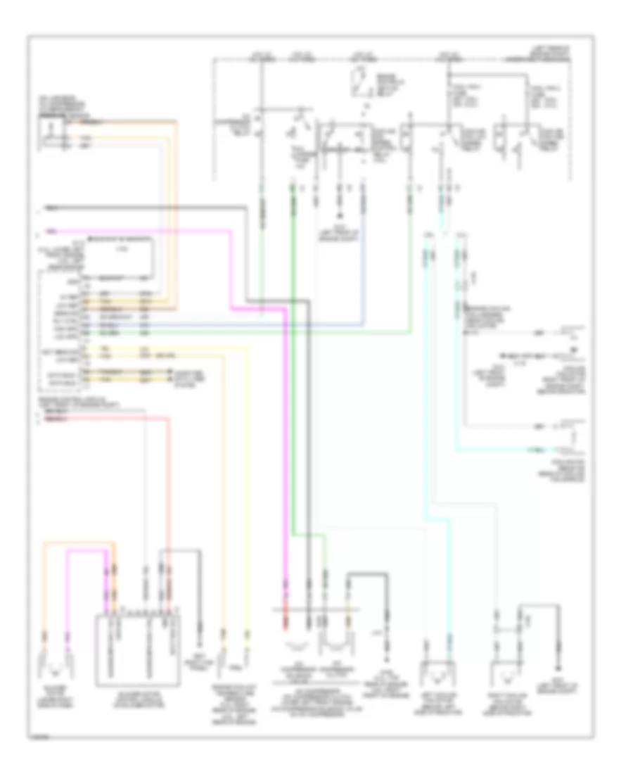Электросхема кондиционера (2 из 2) для GMC Terrain Denali 2013