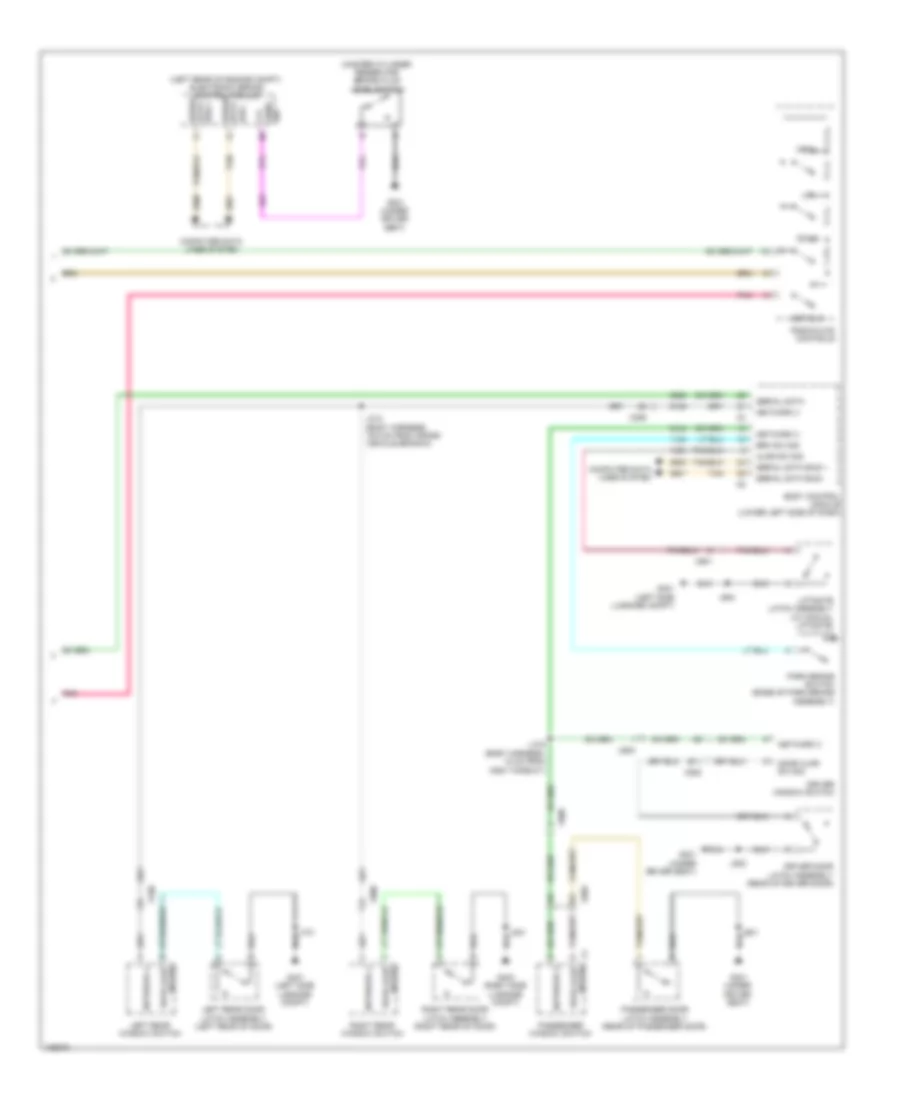 Электросхема панели приборов (2 из 2) для GMC Terrain Denali 2013