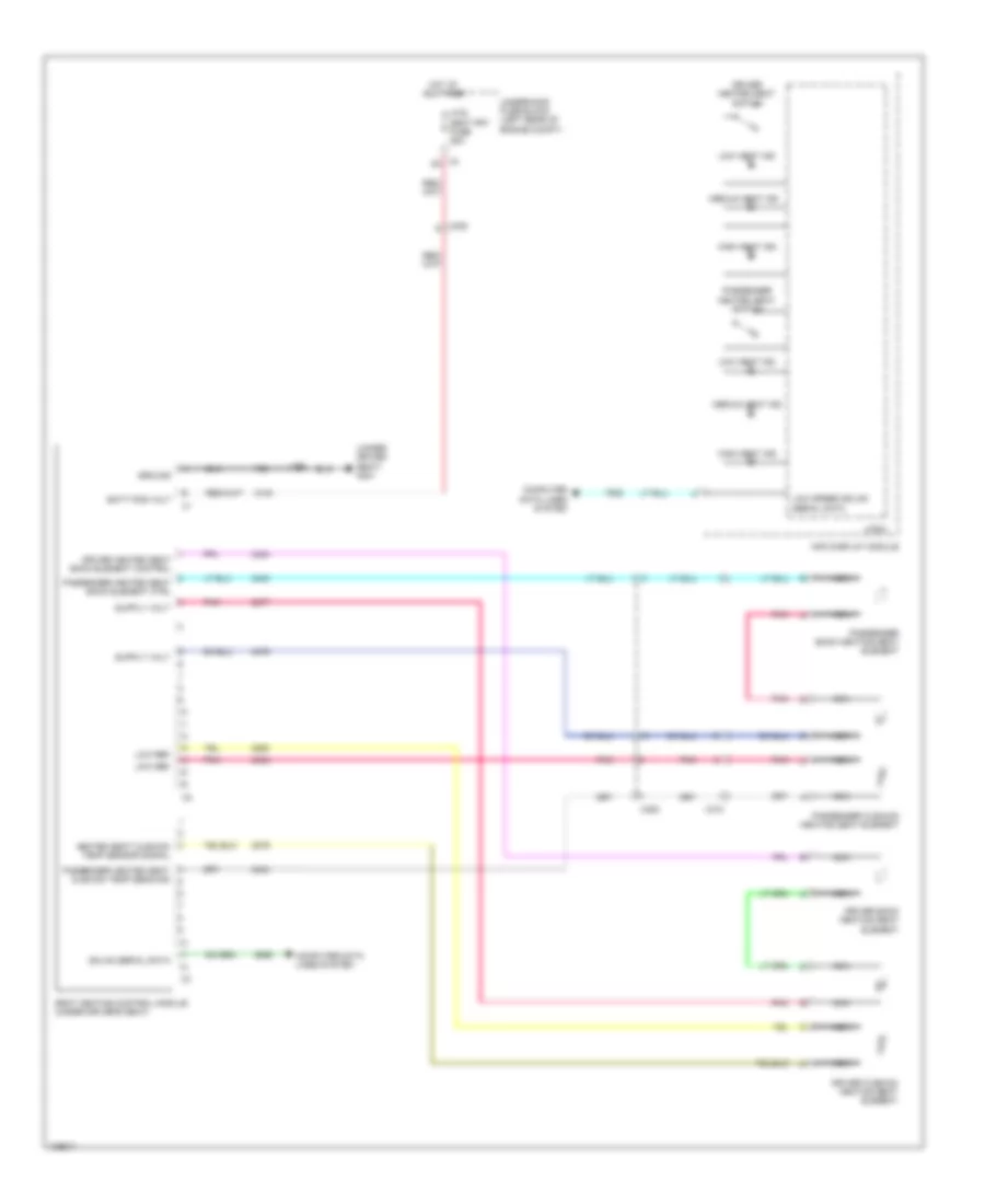 Heated Seats Wiring Diagram, without SPO Heated Seats & Memory для GMC Terrain Denali 2013