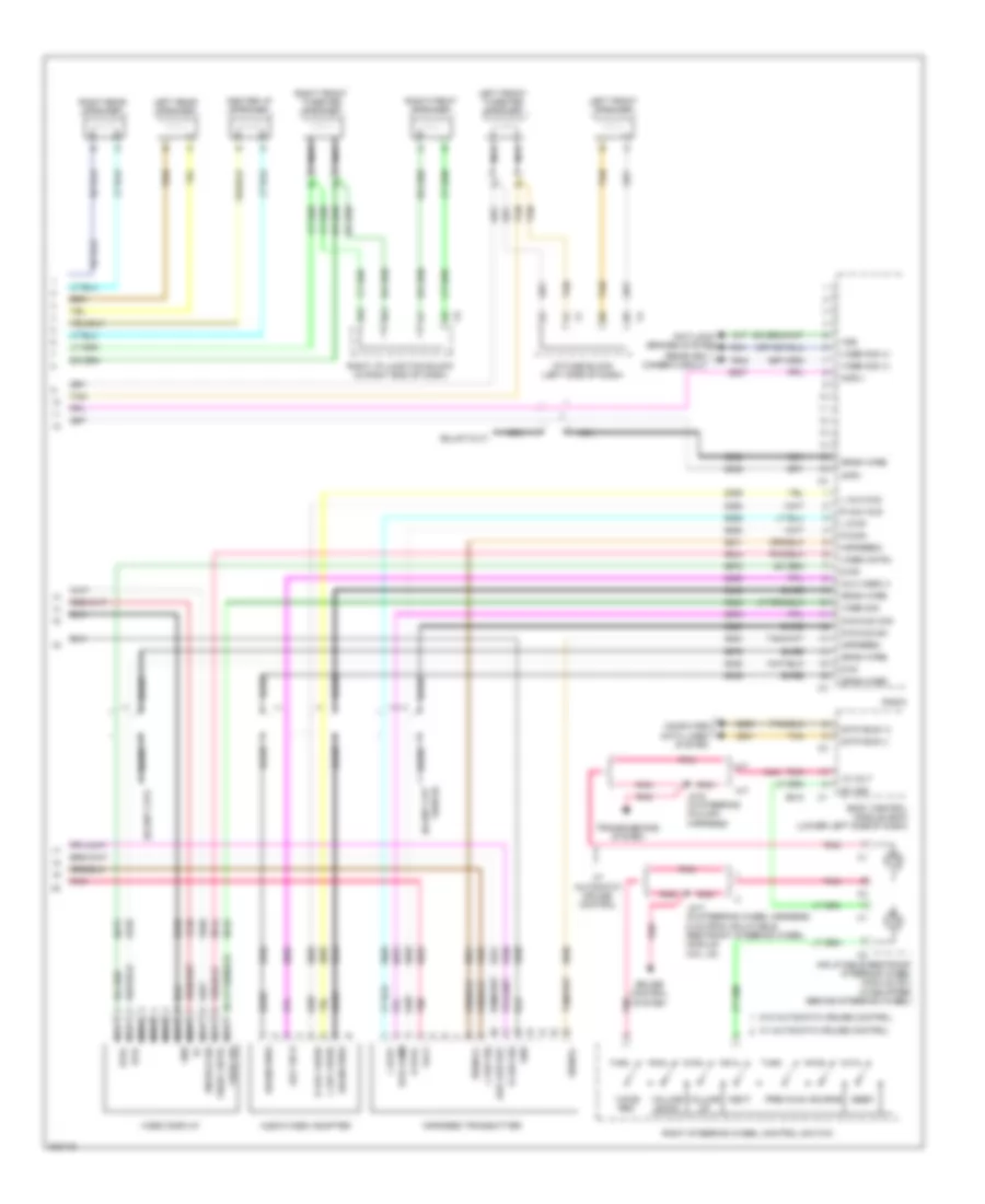 Radio Wiring Diagram, withY91  withUQA (3 из 3) для GMC Cab  amp; Chassis Sierra 3500 HD 2009