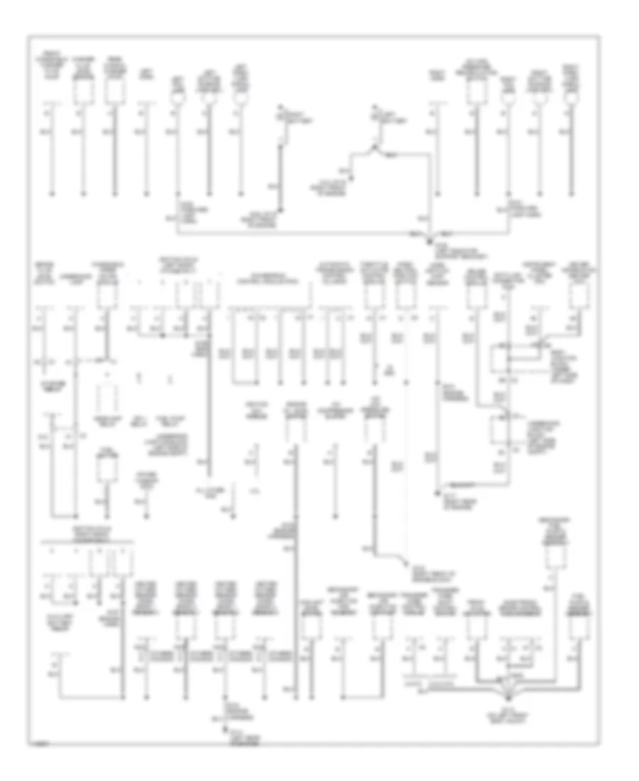 Электросхема подключение массы заземления (1 из 4) для GMC Yukon 2001