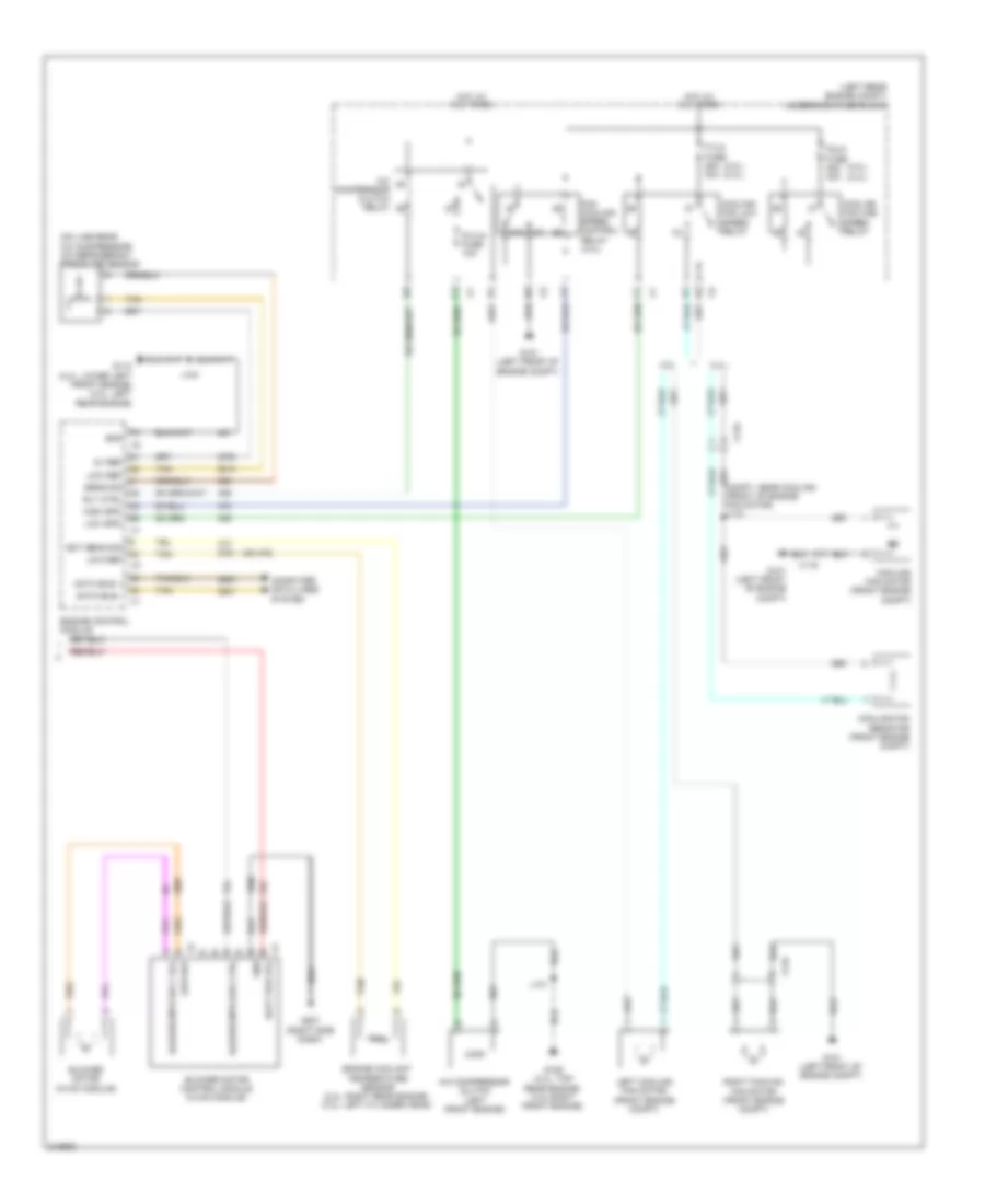 Электросхема кондиционера (2 из 2) для GMC Terrain SLT 2011