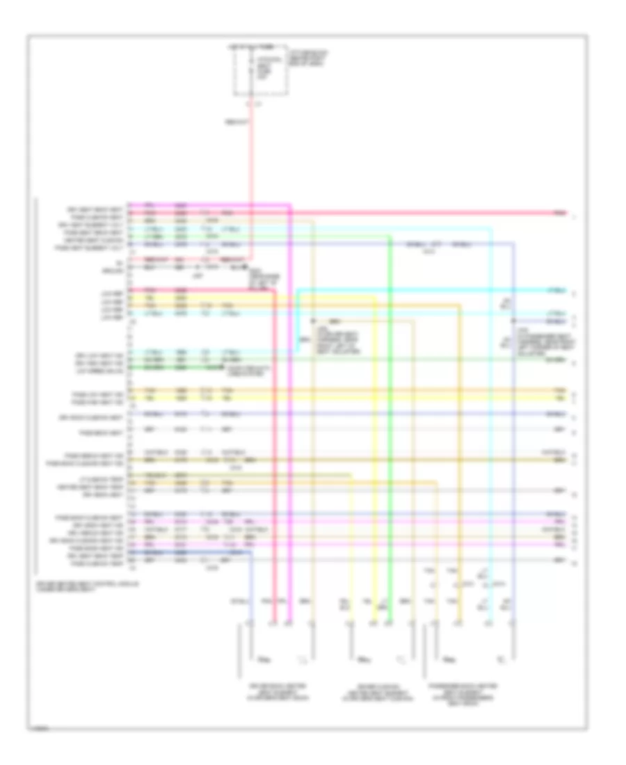 Heated Seats Wiring Diagram, without Memory & SPO Сиденья с подогревом (1 из 2) для GMC Acadia SLT 2014