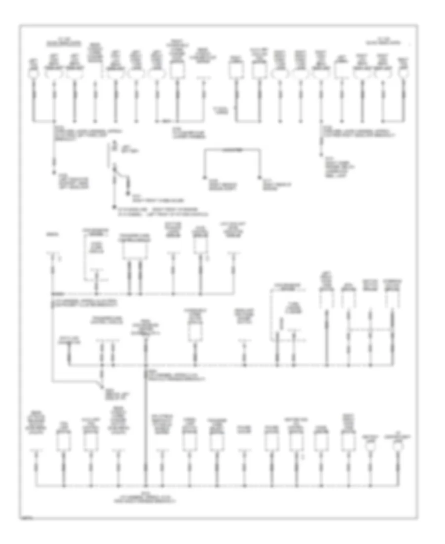 Электросхема подключение массы заземления (1 из 5) для GMC Cab  amp; Chassis K3500 1997