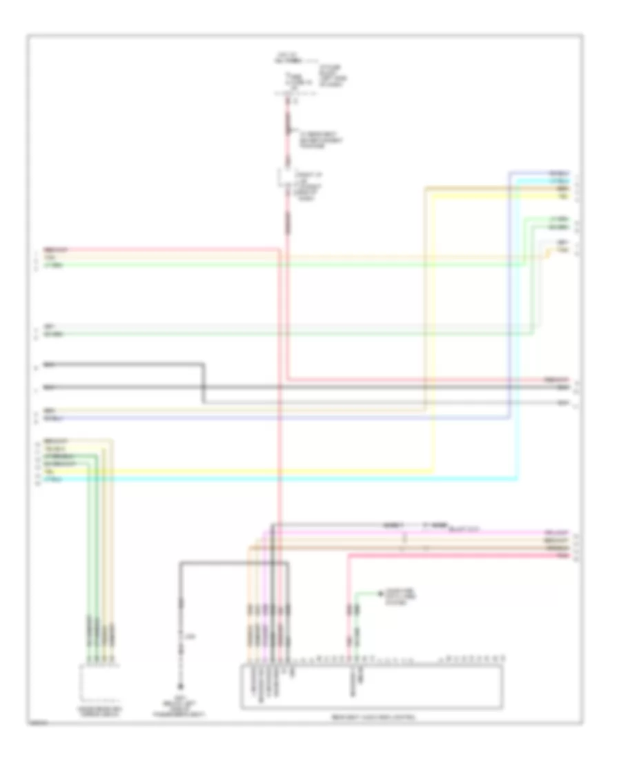 Navigation Wiring Diagram, without Y91 & without UQA (2 из 3) для GMC Sierra HD 2009 2500