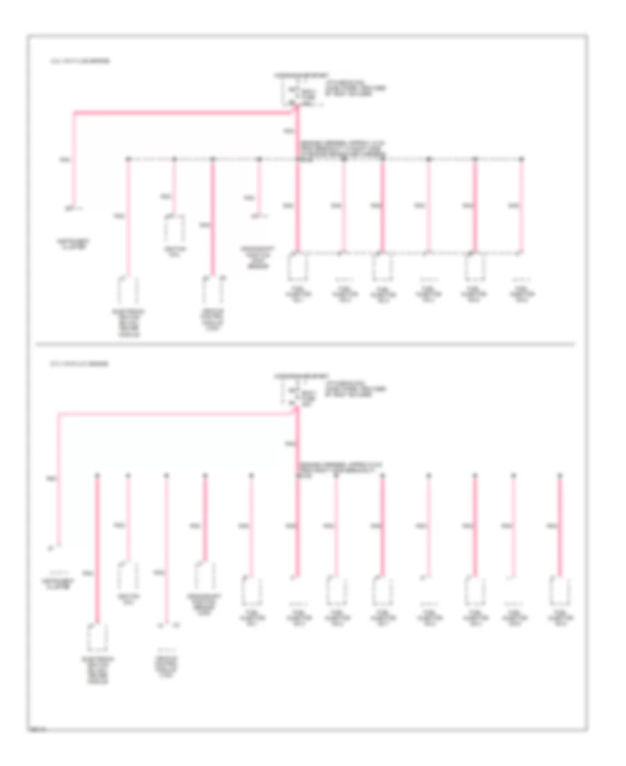 Электросхема блока предохранителей и реле, коммерческое шасси (3 из 4) для GMC Forward Control P1997 3500