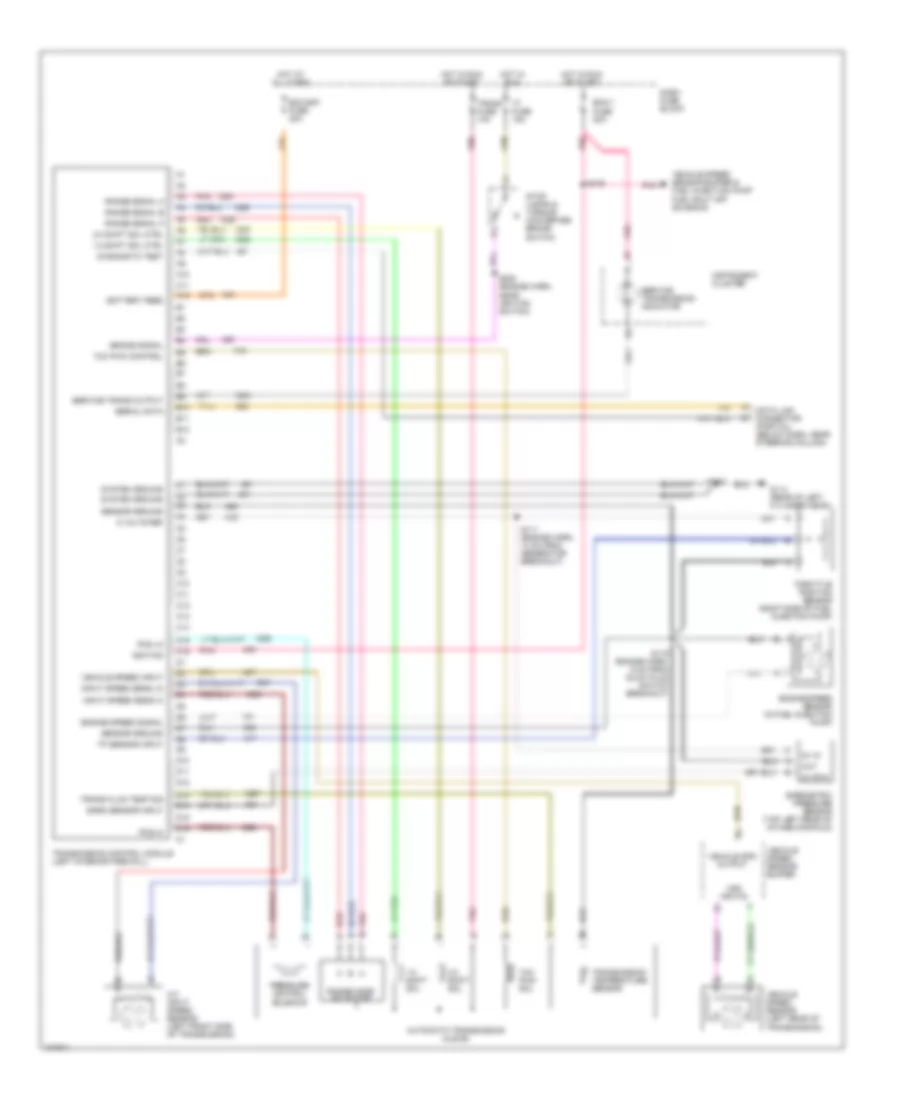 6.5L (VIN Y), Электросхема коробки передач АКПП, 4L80-E для GMC Forward Control P1997 3500