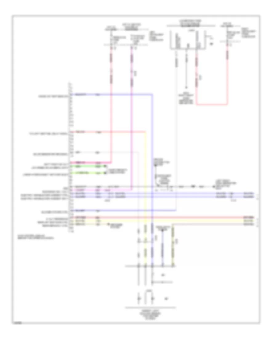 Электросхема кондиционера с ручный управлением (1 из 3) для GMC Sierra 2014 1500