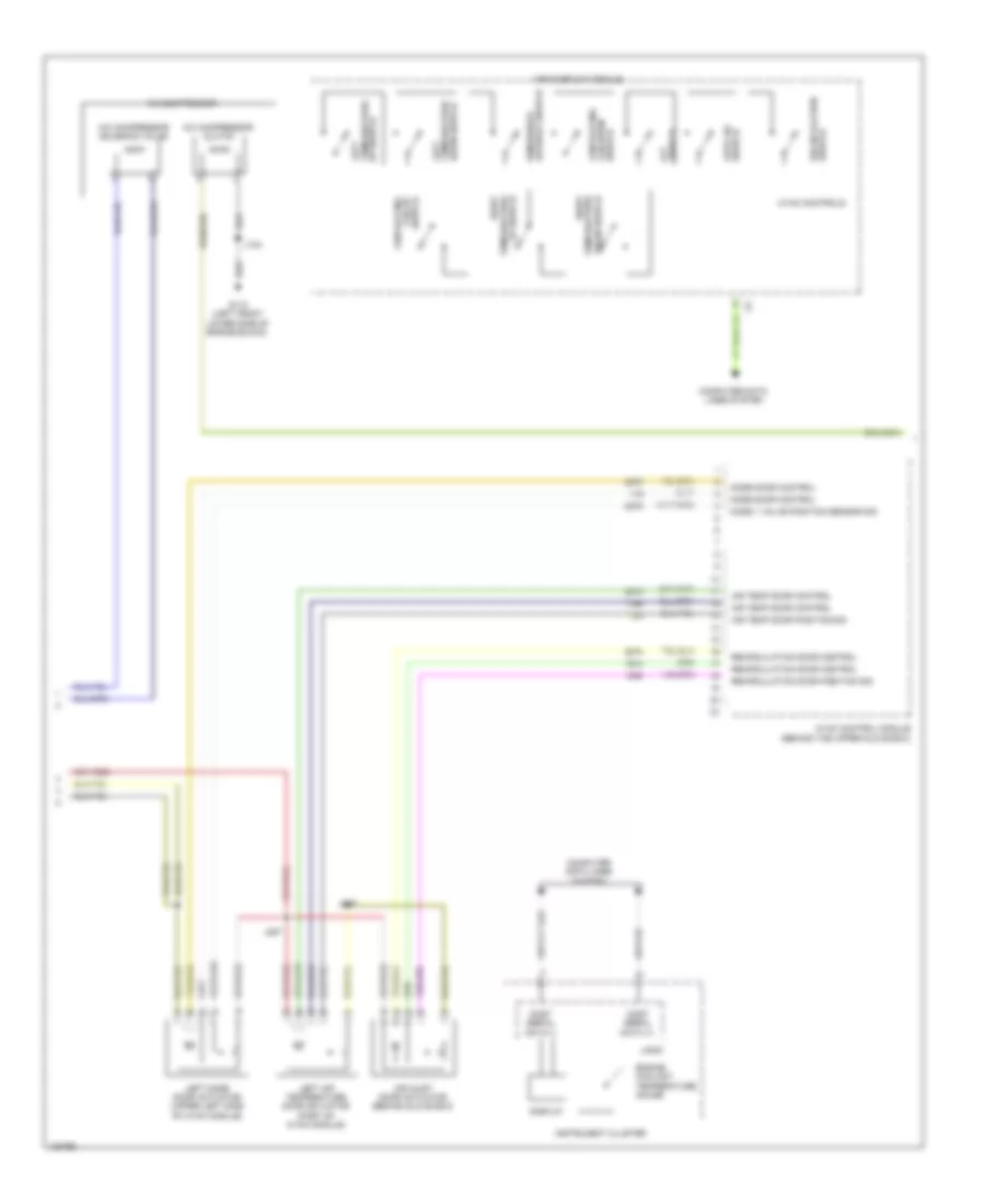 Электросхема кондиционера с ручный управлением (2 из 3) для GMC Sierra 2014 1500