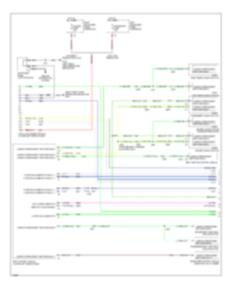 Электросхема линии передачи данных CAN (1 из 5) для GMC Sierra 2014 1500