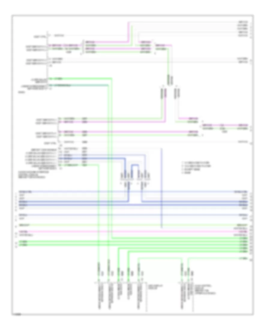 Электросхема линии передачи данных CAN (2 из 5) для GMC Sierra 1500 2014