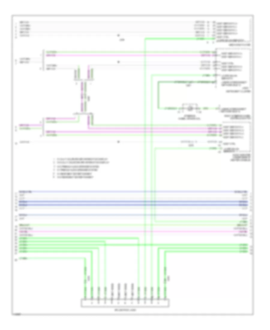 Электросхема линии передачи данных CAN (3 из 5) для GMC Sierra 1500 2014