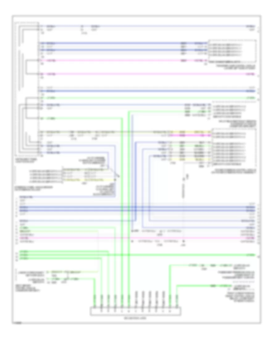 Электросхема линии передачи данных CAN (4 из 5) для GMC Sierra 2014 1500