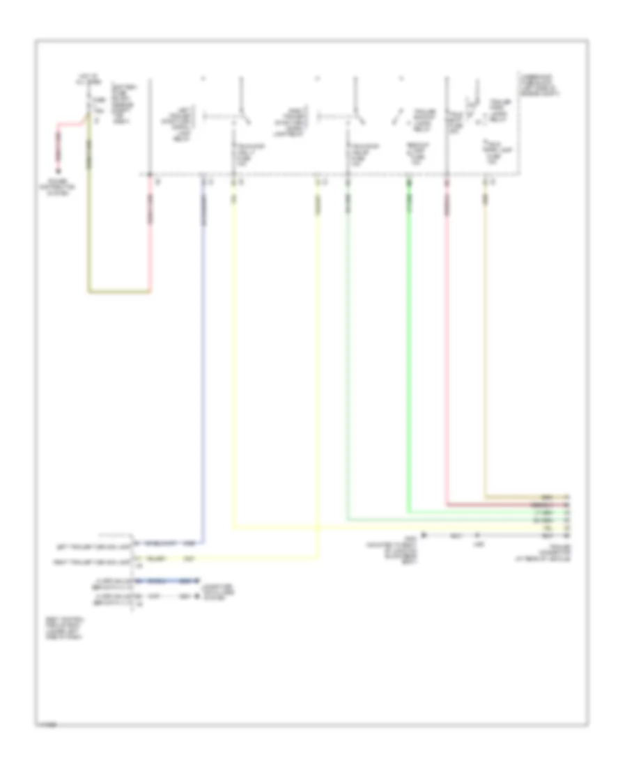 Электросхема розетки подключения прицепа для GMC Sierra 2014 1500