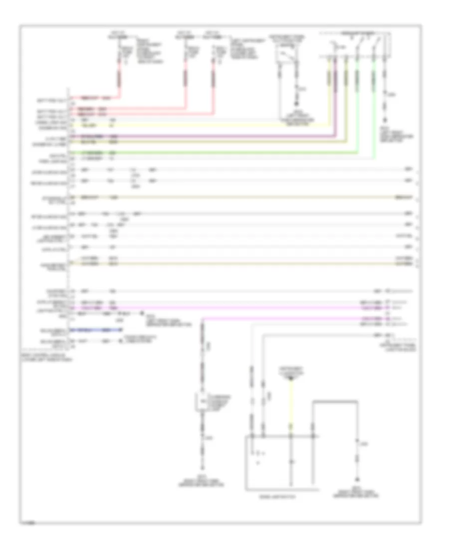 Электросхема подсветки (1 из 3) для GMC Sierra 2014 1500