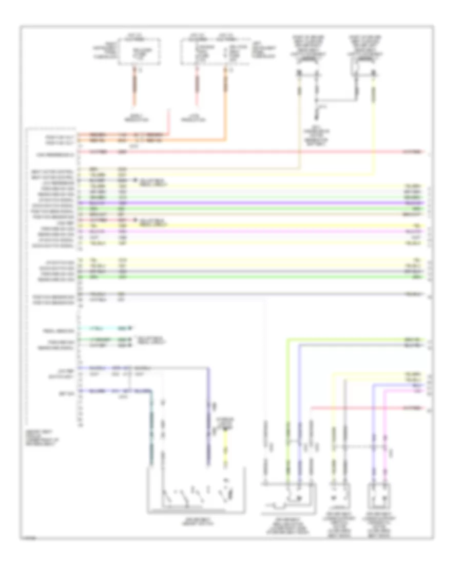 Электросхема памяти водительского сиденья (1 из 2) для GMC Sierra 2014 1500