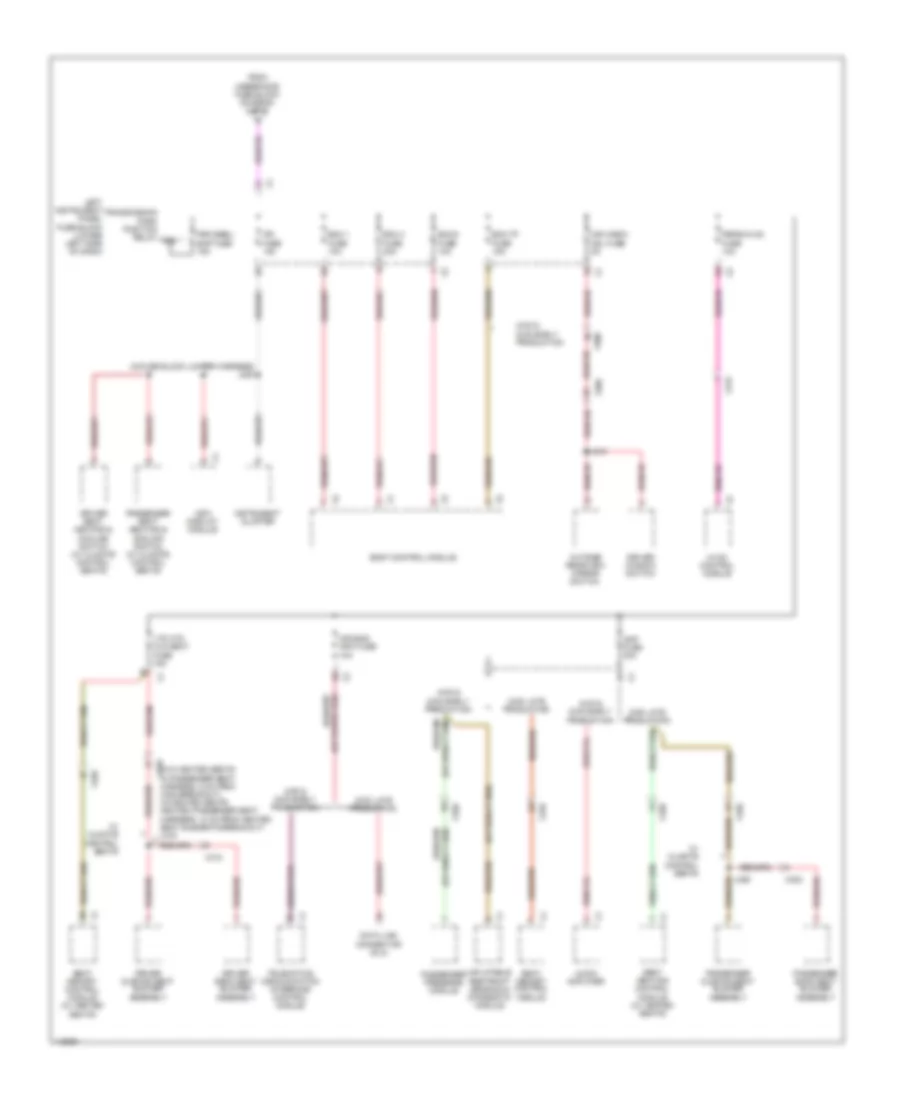 Электросхема блока предохранителей и реле (3 из 5) для GMC Sierra 2014 1500