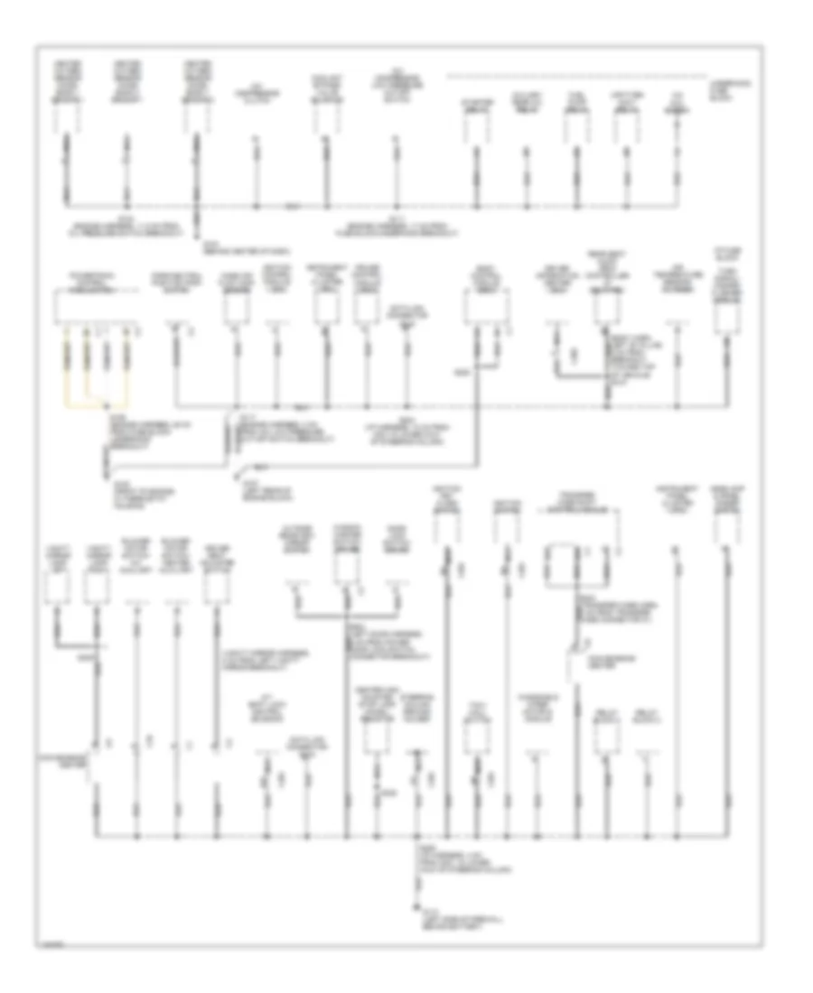 Электросхема подключение массы заземления (1 из 2) для GMC Safari 2002