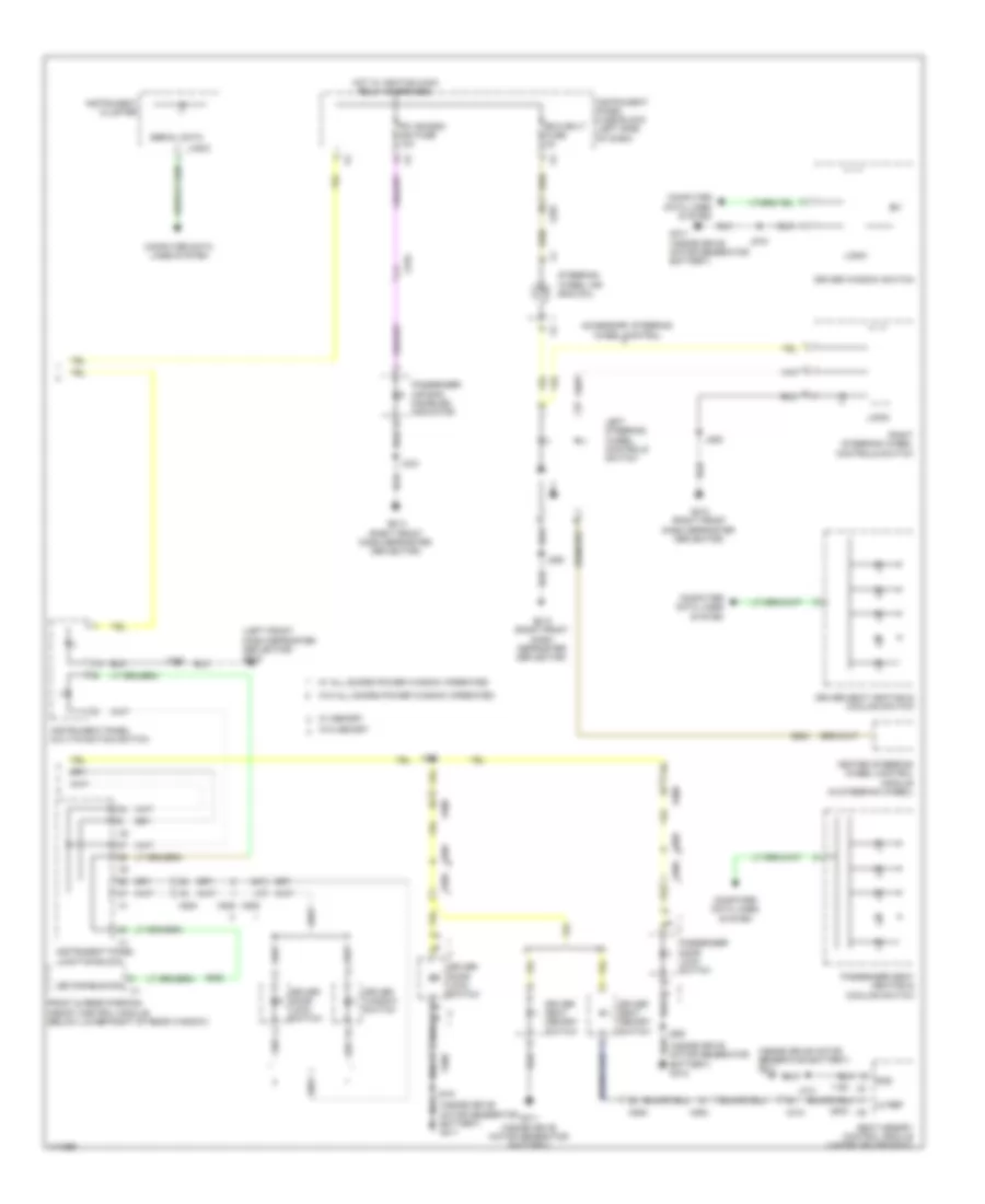 Электросхема подсветки приборов (2 из 2) для GMC Sierra SLT 2014 1500