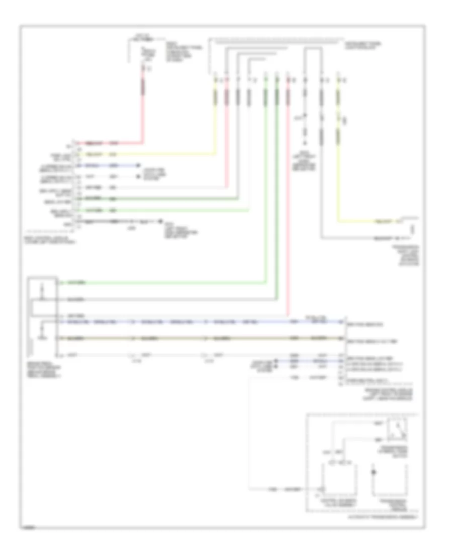 Электросхема блокировки селектора для GMC Sierra SLT 2014 1500