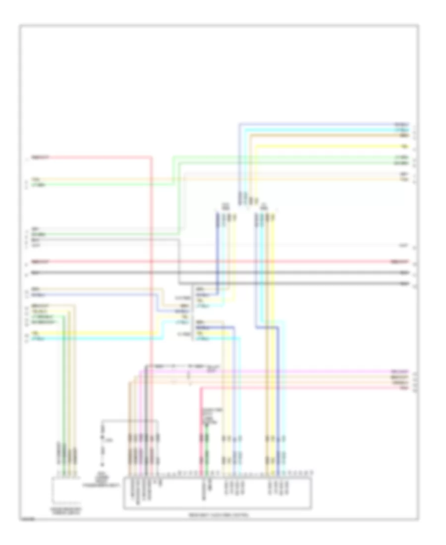 Radio Wiring Diagram, without Y91 & without UQA & without UQS (2 из 3) для GMC Yukon Hybrid 2009