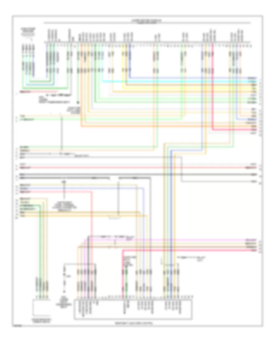 Navigation Wiring Diagram, without Y91 & withUQS (2 из 3) для GMC Yukon Hybrid 2009