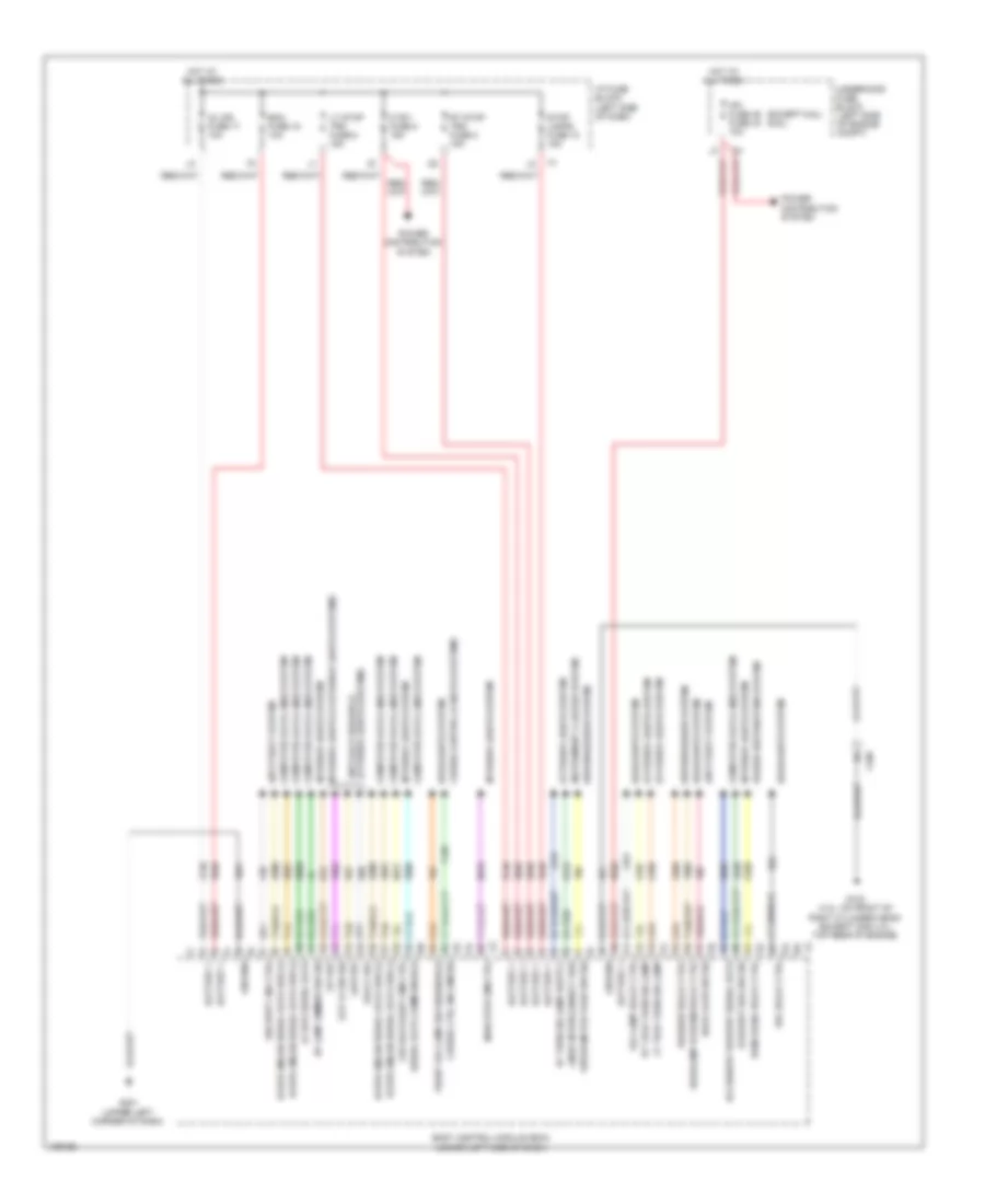 Электросхема блоков управления кузовом (2 из 3) для GMC Sierra HD Denali 2014 2500