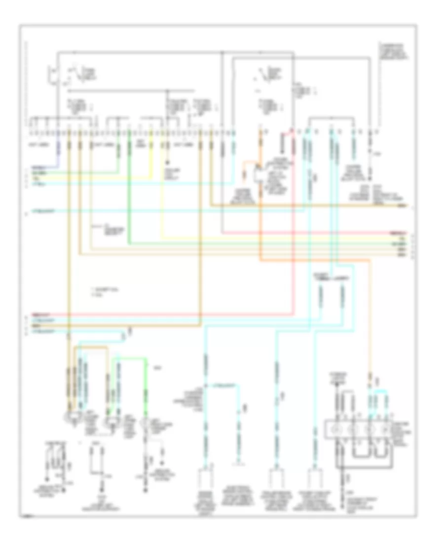 Электросхема внешнего освещения (2 из 3) для GMC Sierra HD Denali 2014 2500