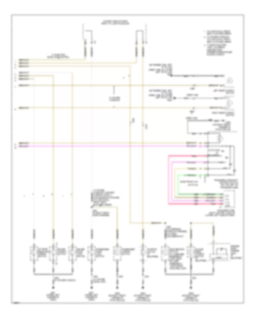Электросхема подсветки приборов (2 из 2) для GMC Sierra HD Denali 2014 2500