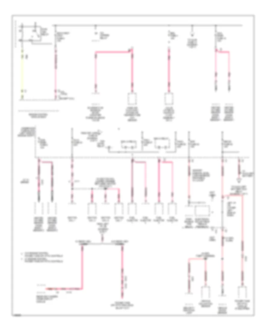 6.0L ВИН Б, Электросхема блока предохранителей и реле (6 из 7) для GMC Sierra HD Denali 2014 2500