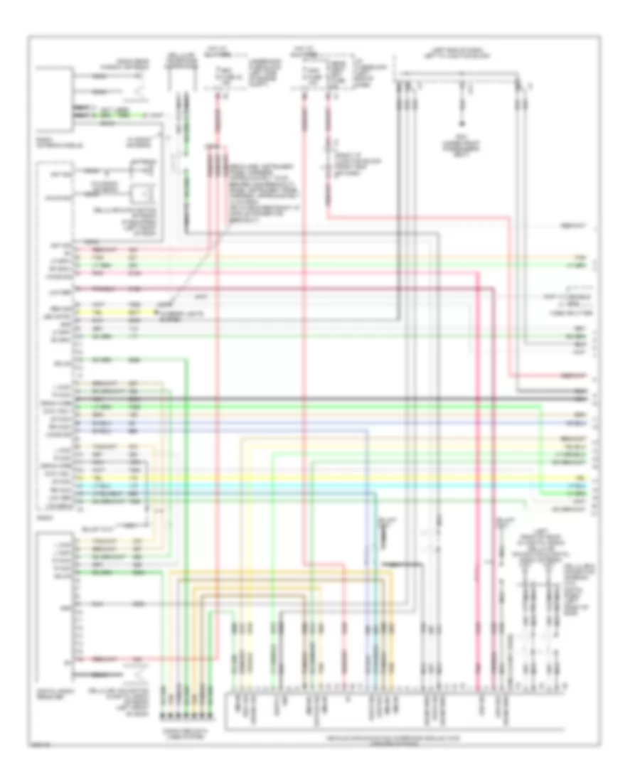 Radio Wiring Diagram, withY91 & without UQA & without UQS (1 из 3) для GMC Yukon XL C2009 1500