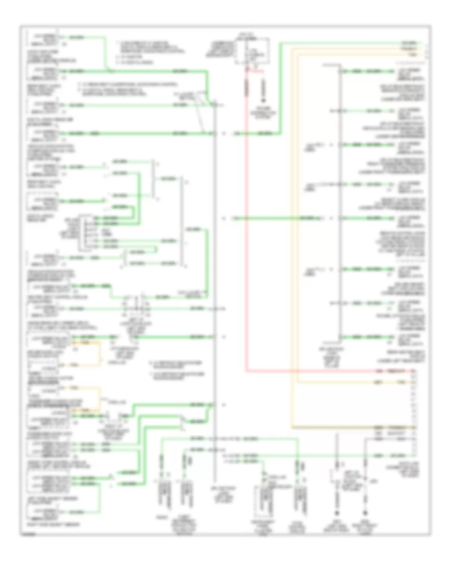 Электросхема линии передачи данных CAN (1 из 2) для GMC Yukon XL C2009 1500
