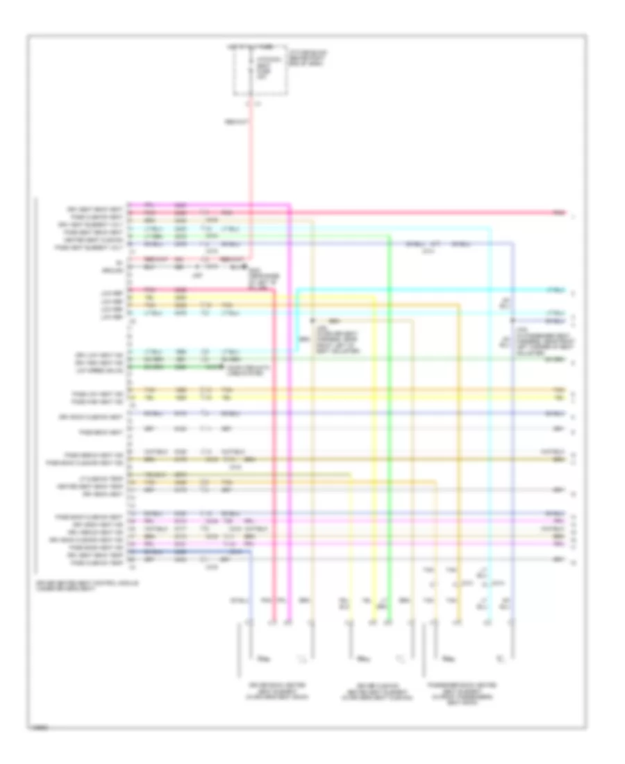 Heated Seats Wiring Diagram, without Memory & SPO Сиденья с подогревом (1 из 2) для GMC Acadia Denali 2013