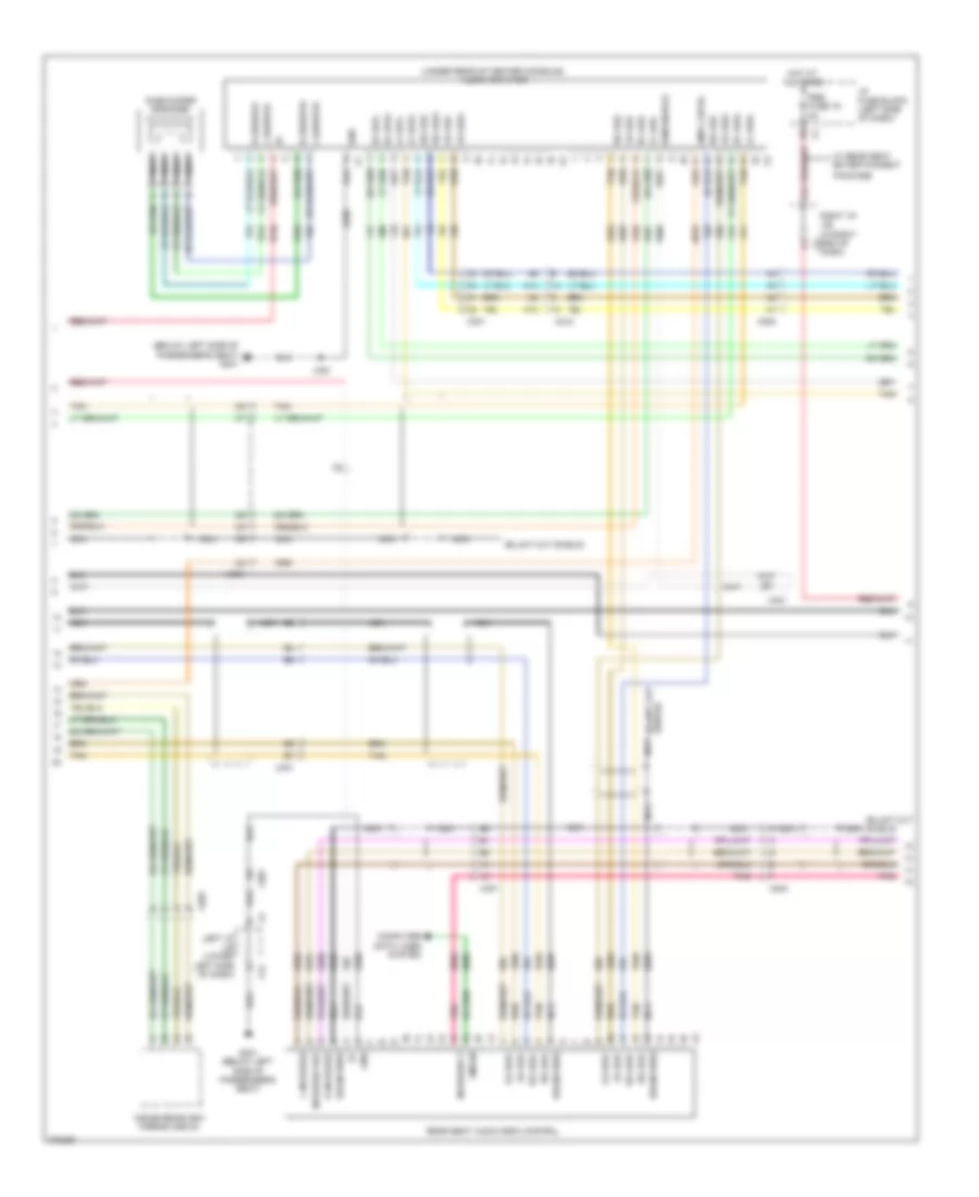 Navigation Wiring Diagram, withUQA, without UYS & Y91 (2 из 3) для GMC Sierra HD 2012 3500