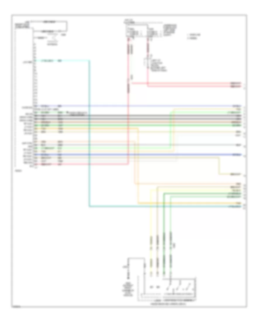 Navigation Wiring Diagram, withUYS & UQA, без Y91 (1 из 5) для GMC Sierra HD 2012 3500