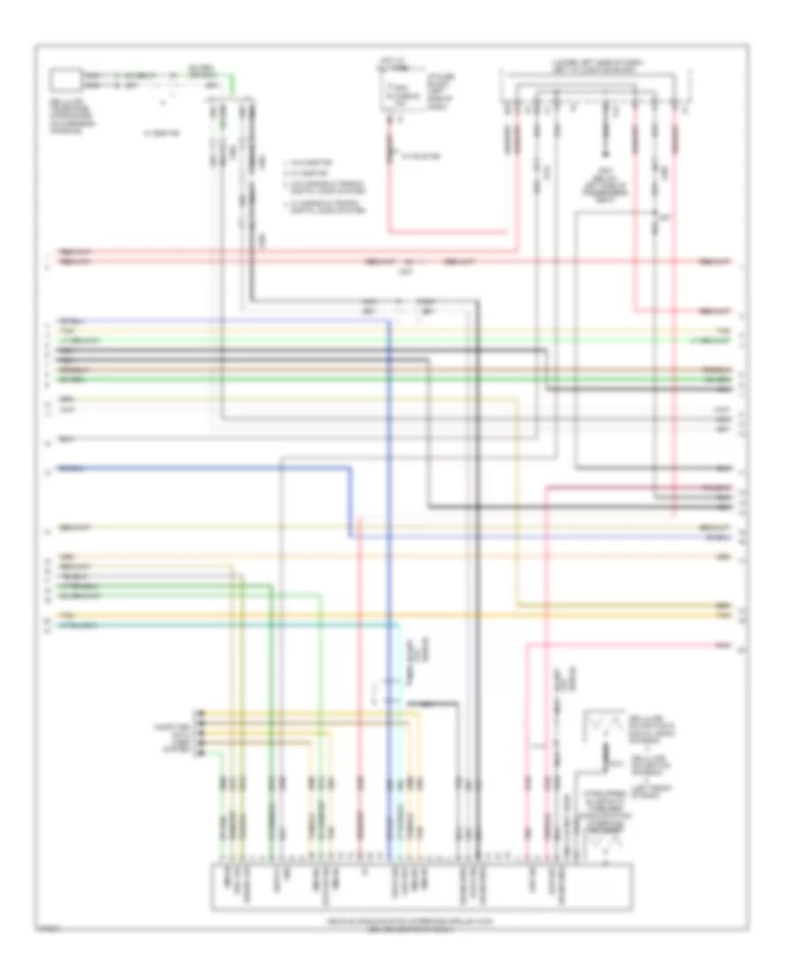 Navigation Wiring Diagram, withUYS & UQA, без Y91 (2 из 5) для GMC Sierra HD 2012 3500