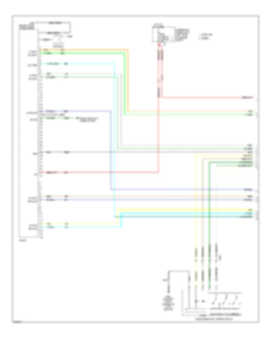 Navigation Wiring Diagram, withUYS without Y91 & UQA (1 из 5) для GMC Sierra HD 2012 3500