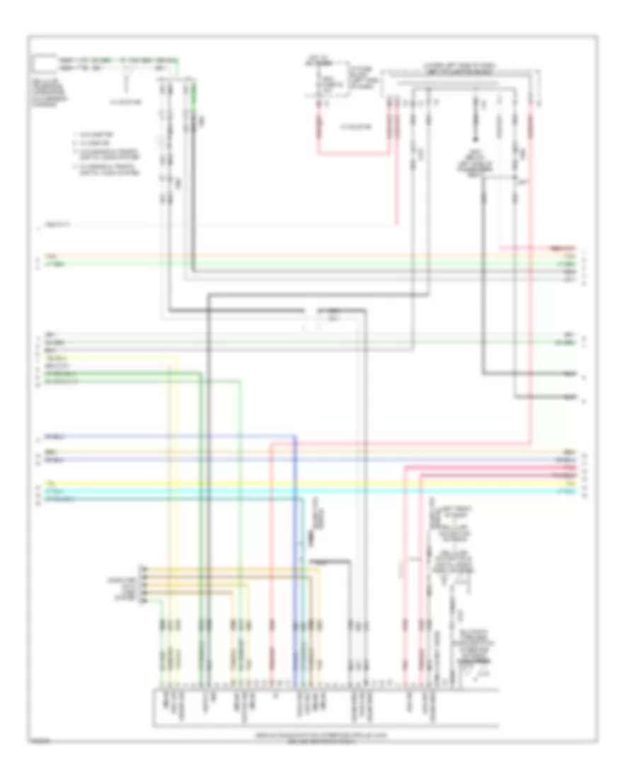 Navigation Wiring Diagram, withUYS without Y91 & UQA (2 из 5) для GMC Sierra HD 2012 3500