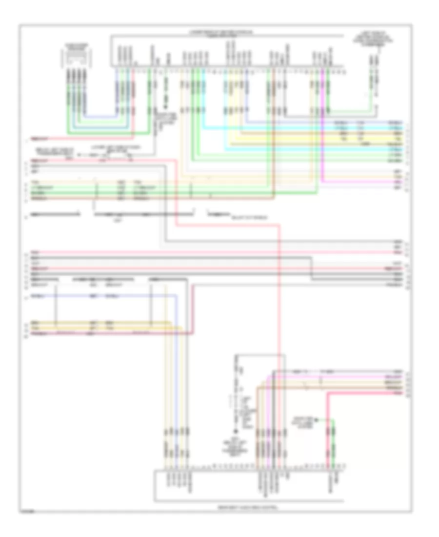 Navigation Wiring Diagram, withUYS, Y91 & UQA (3 из 5) для GMC Sierra HD 2012 3500